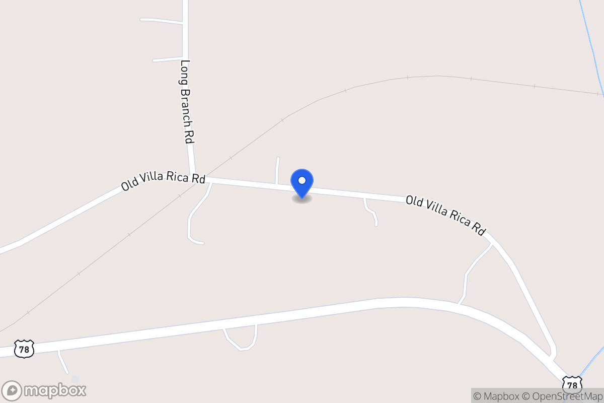 Map of 875 Old Villa Rica Rd