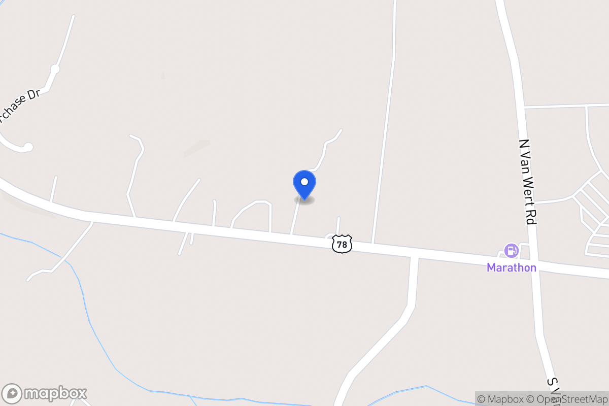 Map of 1709 W 78 Hwy