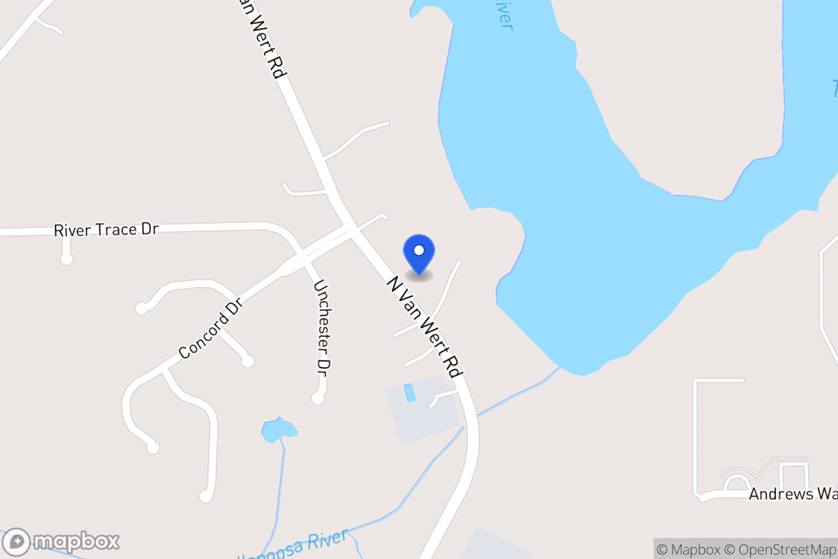 Map of 401 N Van Wert Rd