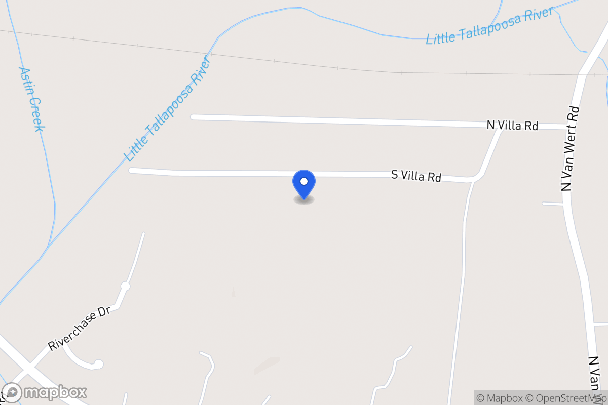 Map of 108 S Villa Rd