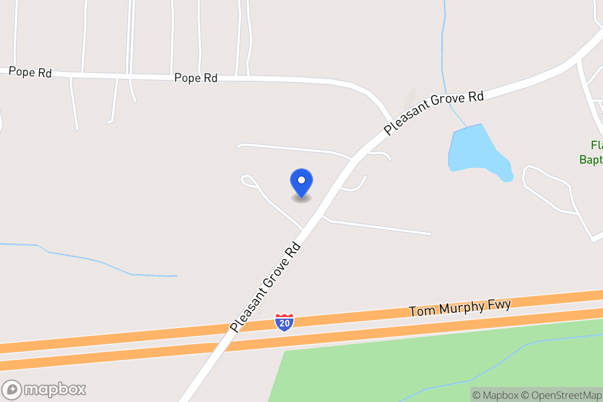 Map of 2009 Pleasant Grove Church Rd