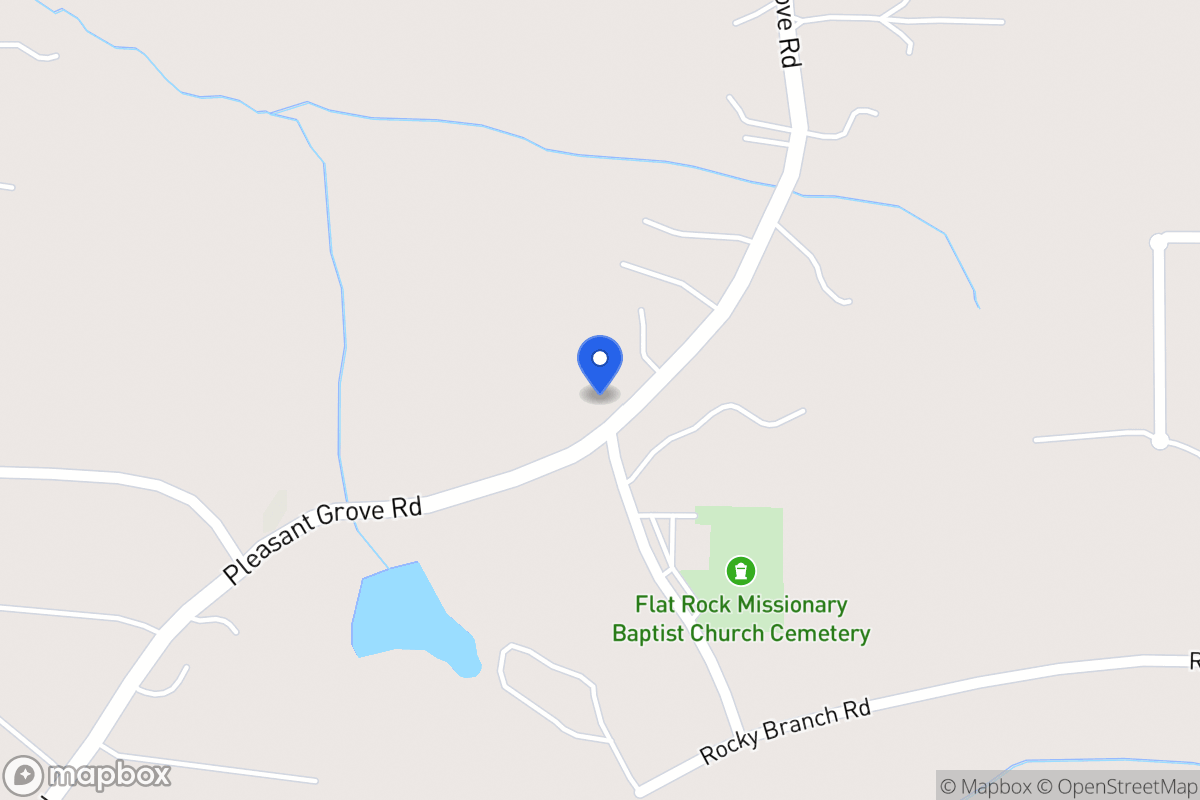 Map of 1509 Pleasant Grove Church Rd