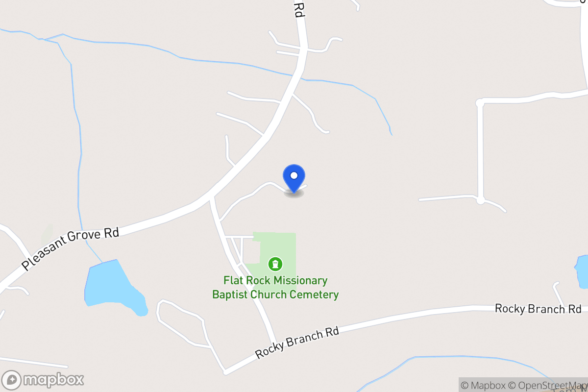 Map of 1508 Flat Rock Rd