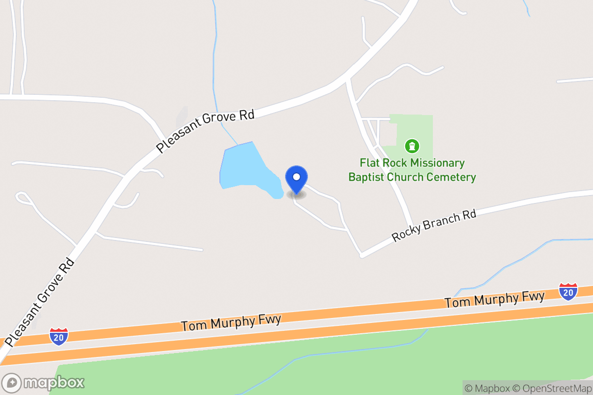 Map of 1911 Rocky Branch Rd