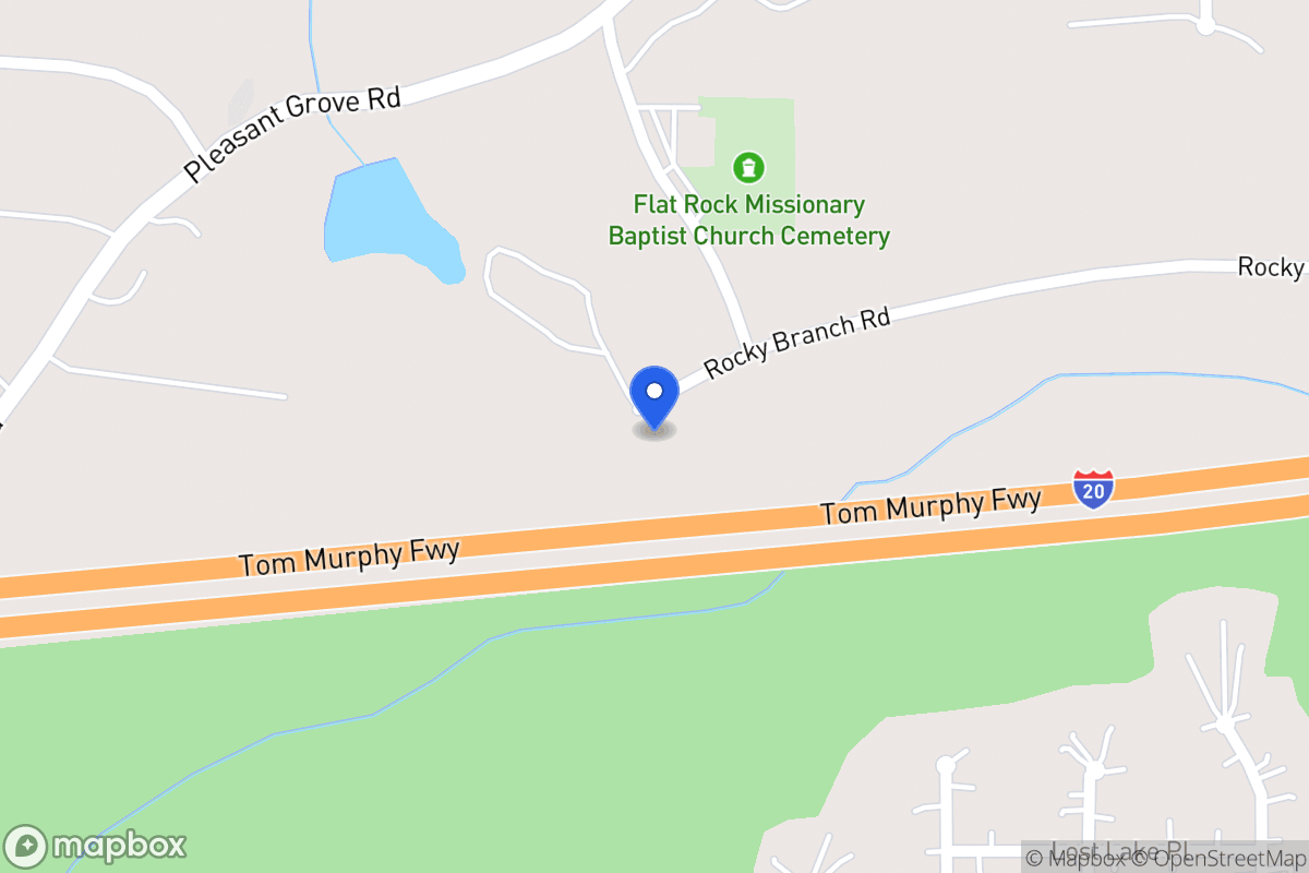 Map of 1906 Rocky Branch Rd