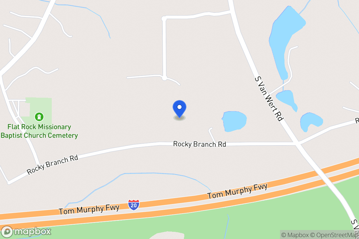Map of 1509 Rocky Branch Rd