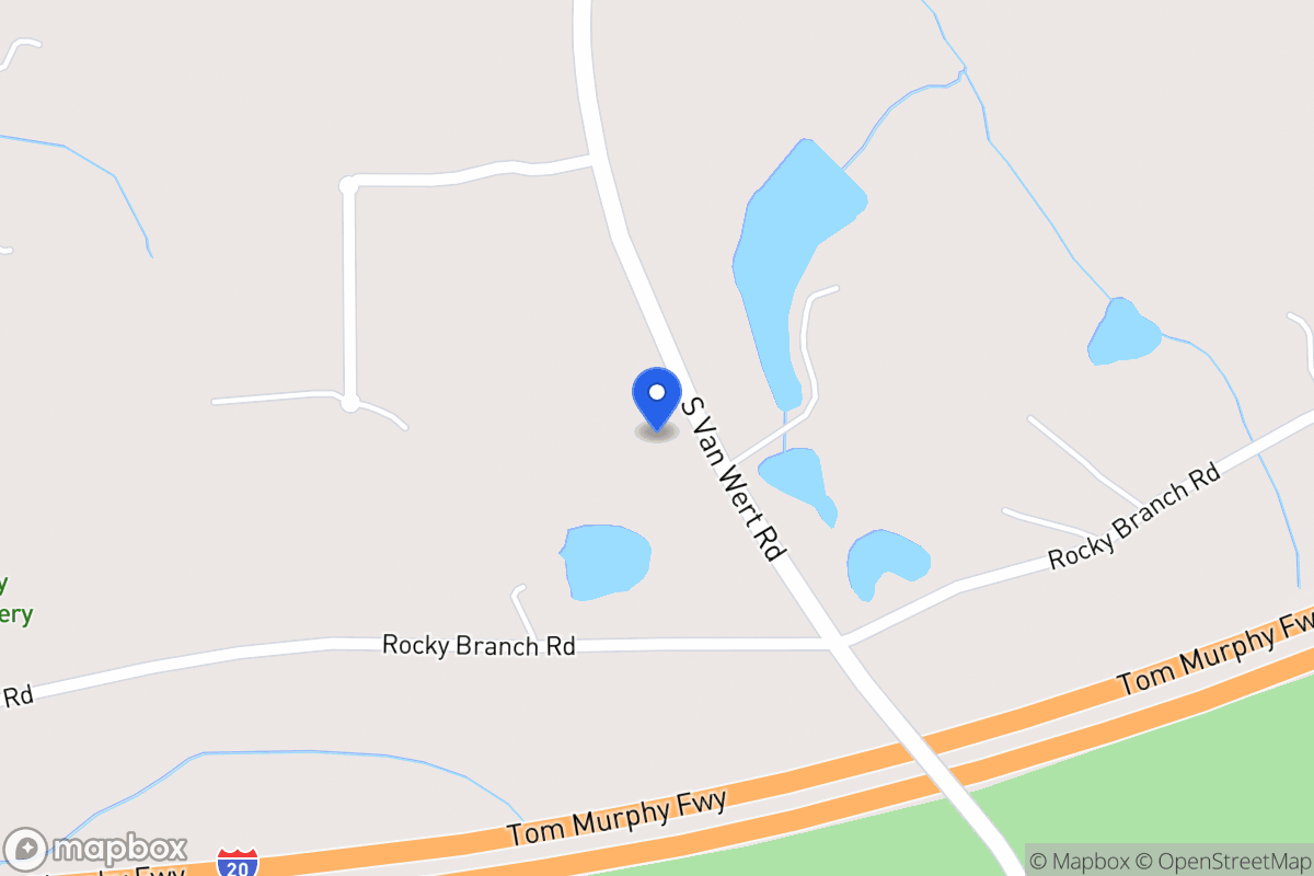 Map of 1513 S Van Wert Rd