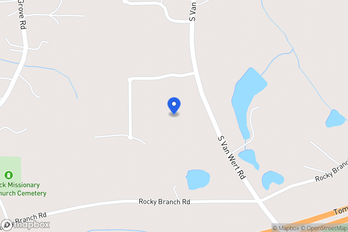 Map of 1501 S Van Wert Rd