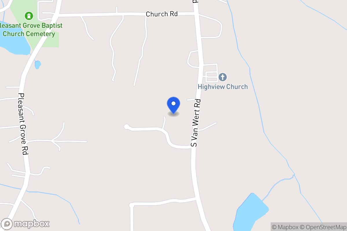 Map of Spring Haven Ct