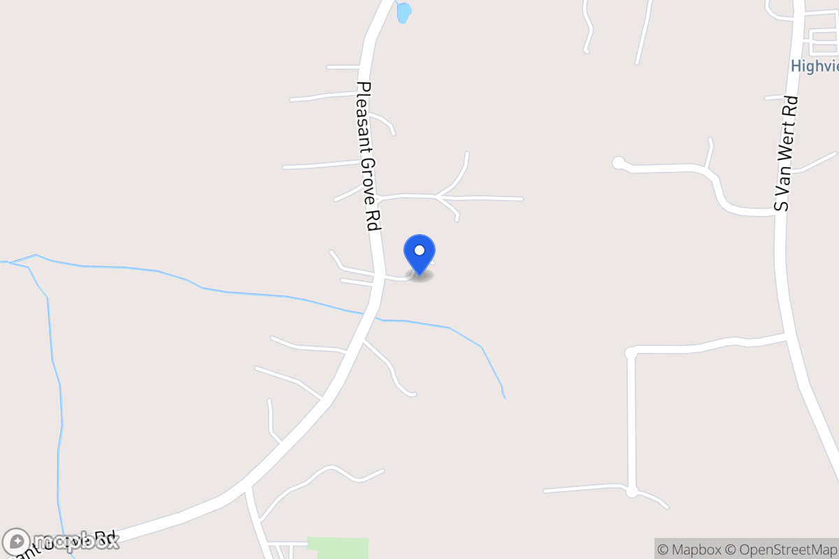 Map of 1300 Pleasant Grove Church Rd