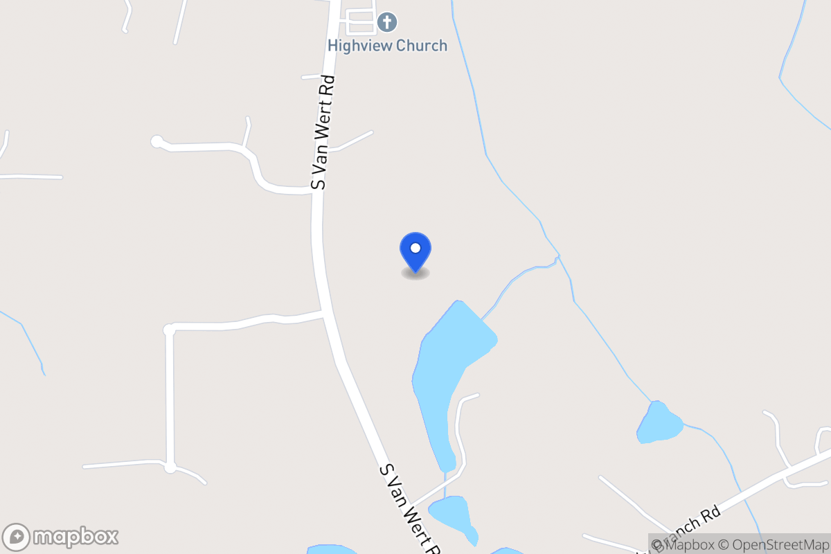 Map of 1408 S Van Wert Rd