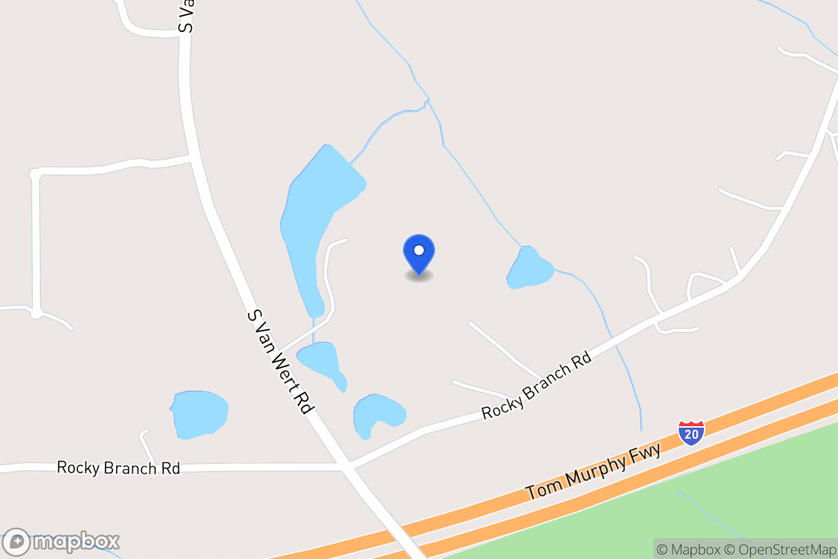 Map of 1207 Rocky Branch Rd
