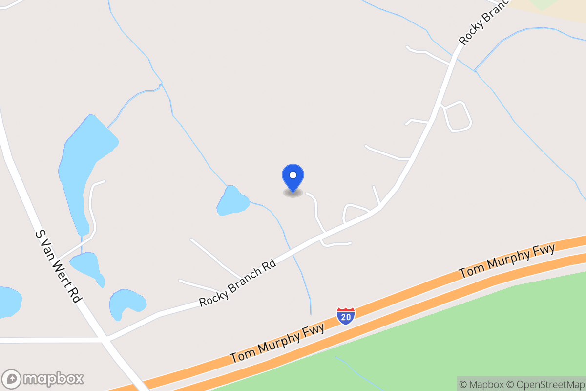 Map of 1101 Rocky Branch Rd
