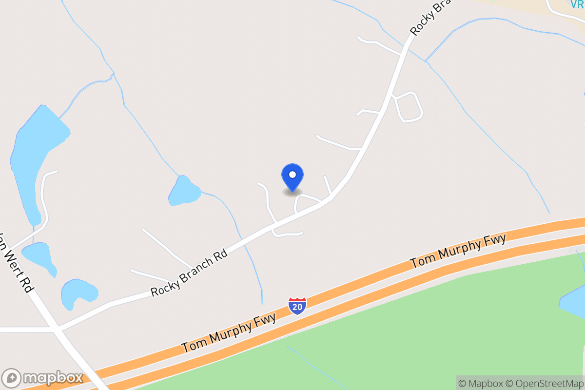 Map of 1005 Rocky Branch Rd