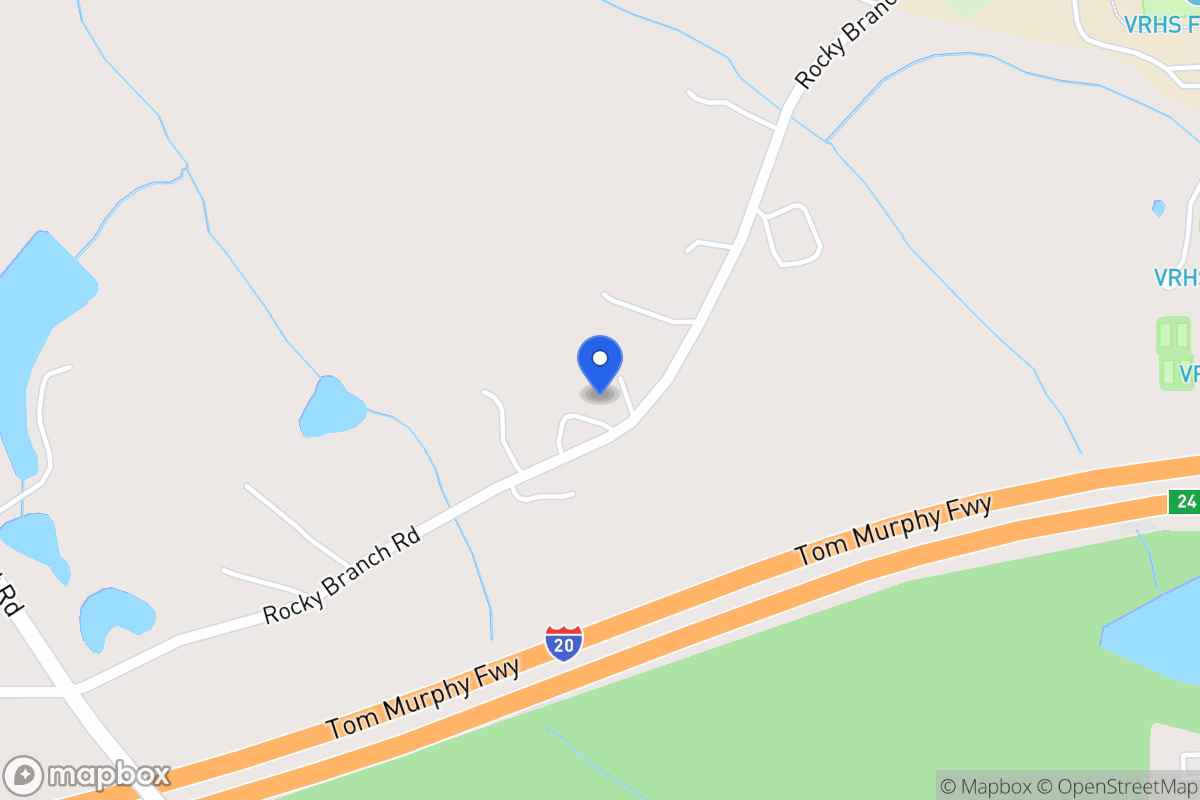 Map of 1001 Rocky Branch Rd