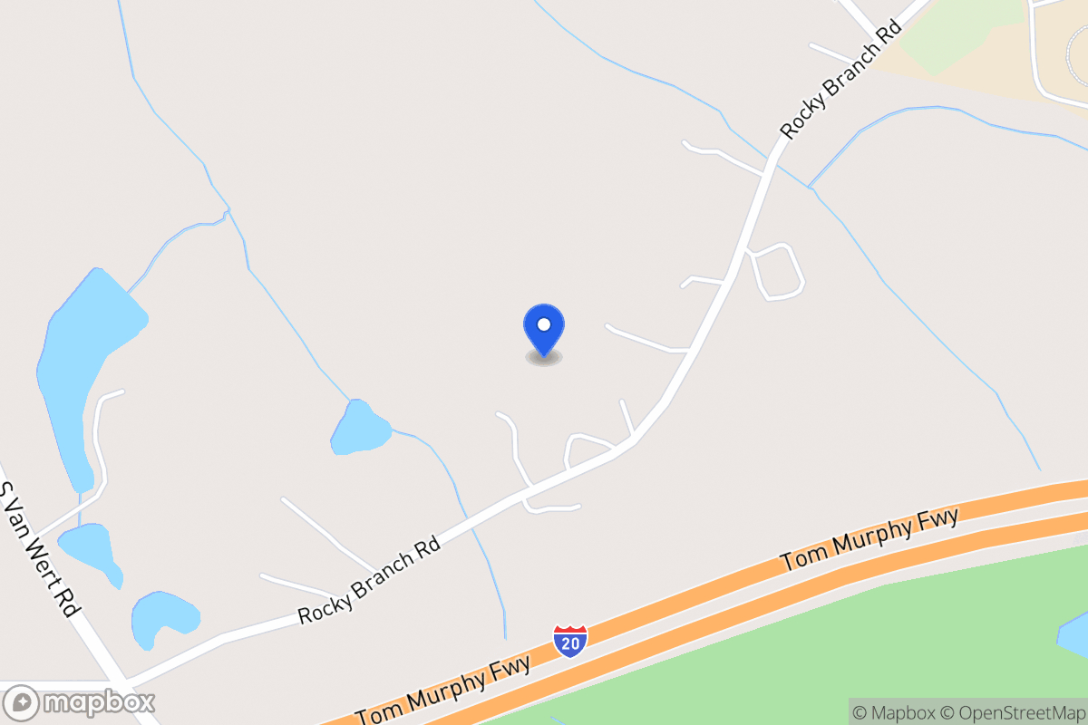 Map of 913 Rocky Branch Rd