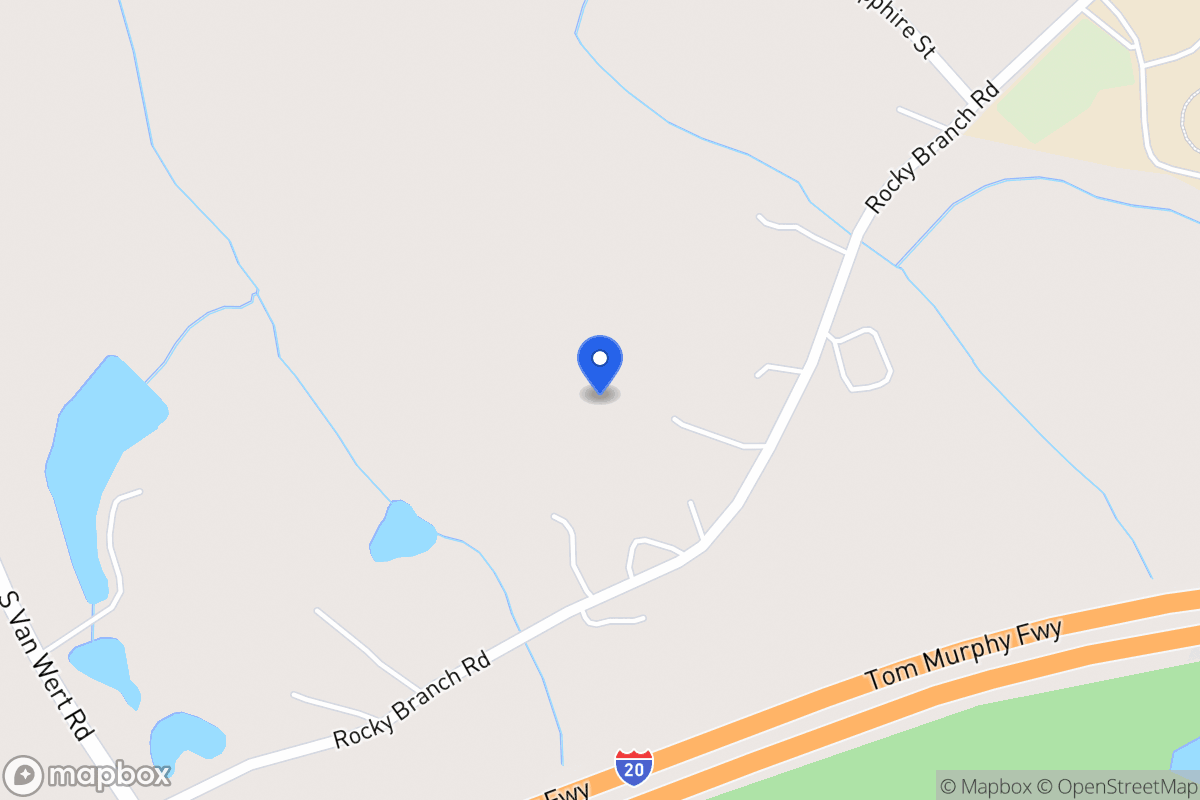 Map of 909 Rocky Branch Rd