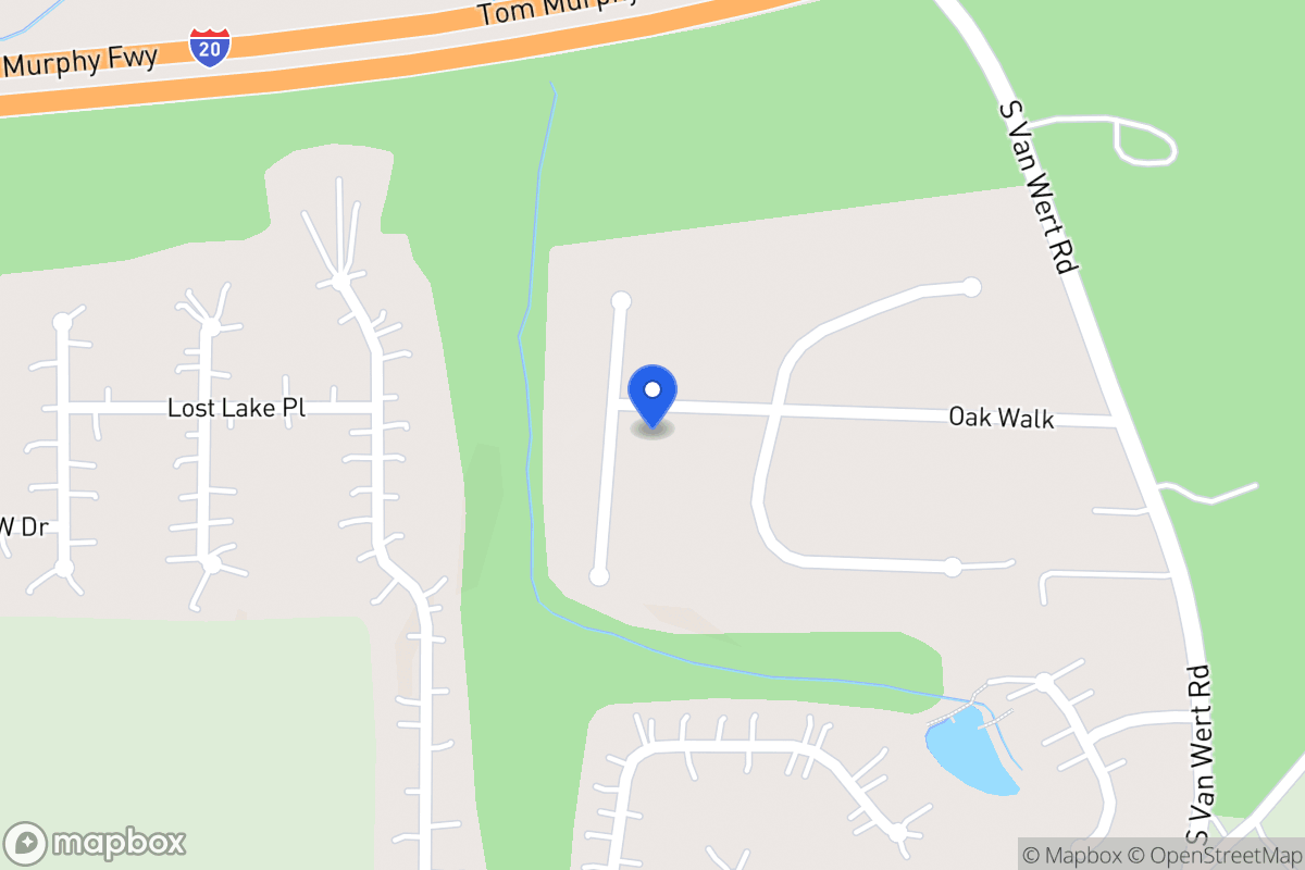 Map of 126 Oak Walk