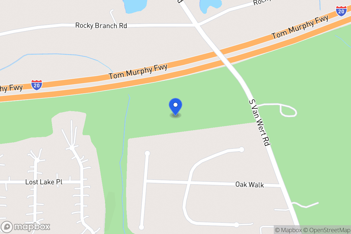 Map of S Van Wert Rd