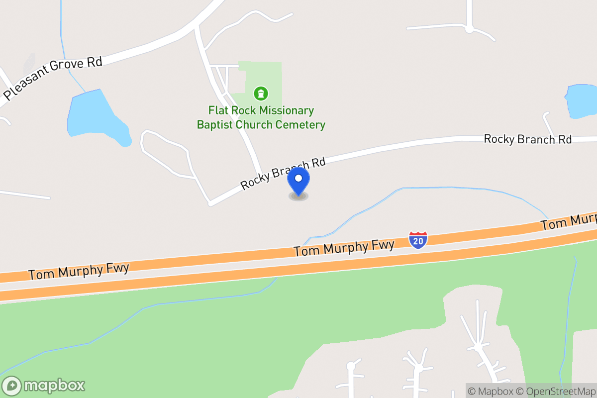 Map of 1880 Rocky Branch Rd