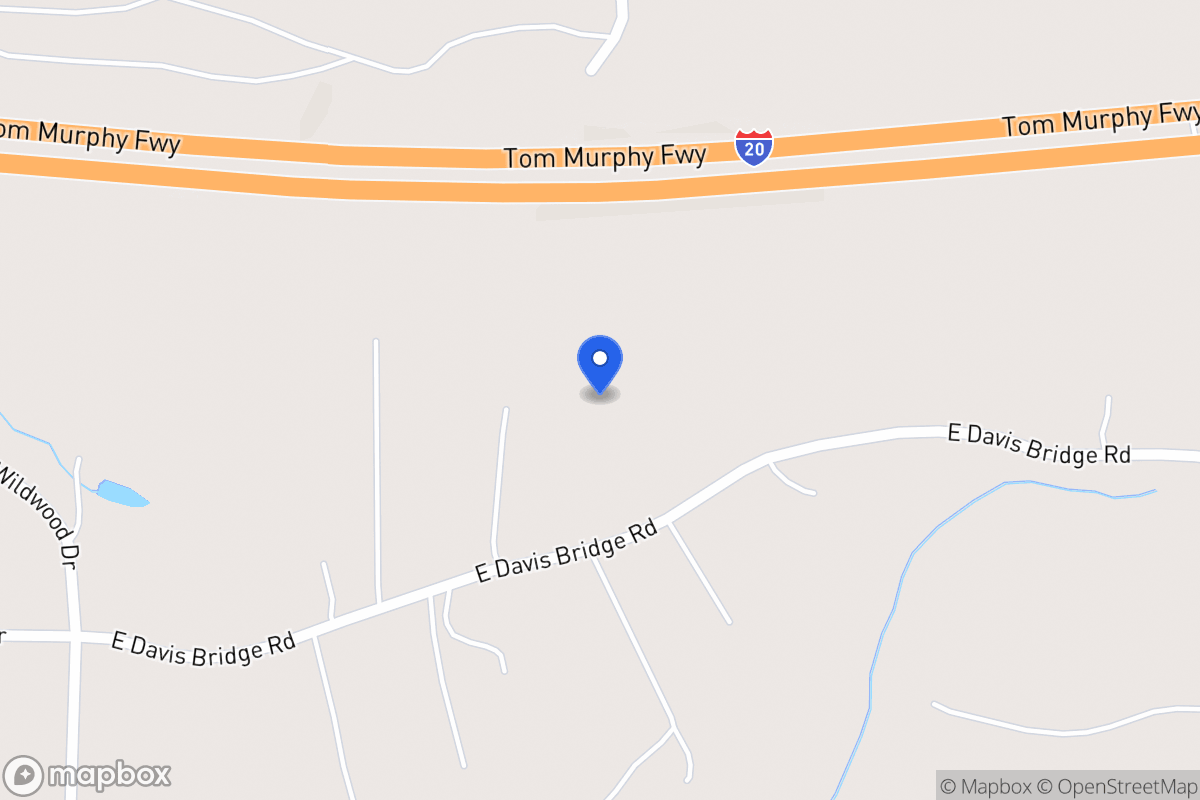 Map of E Davis Bridge Rd