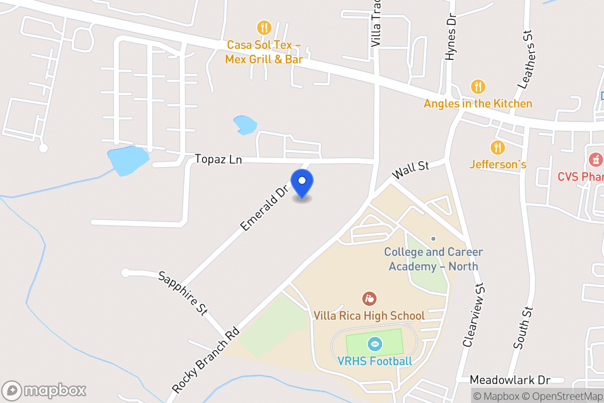 Map of 606 Emerald Dr