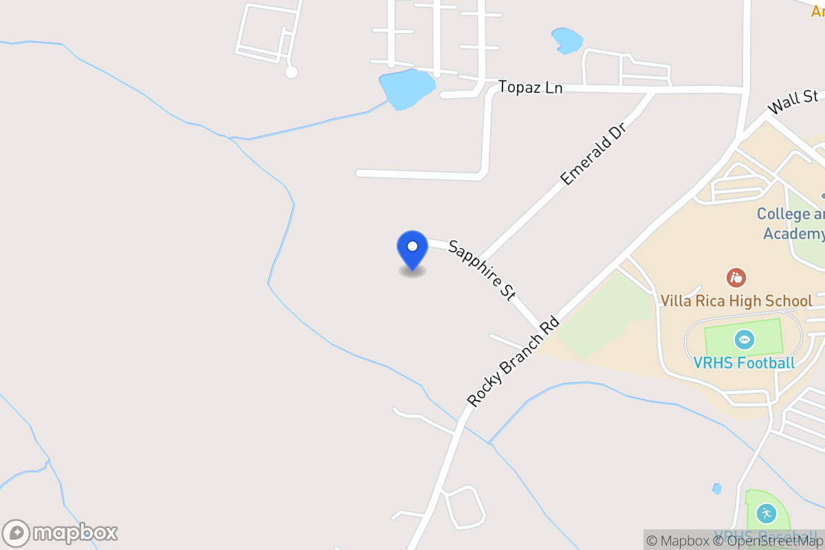 Map of 1012 Sapphire St