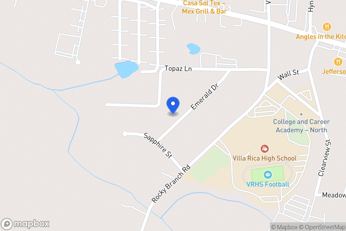 Map of 631 Emerald Dr