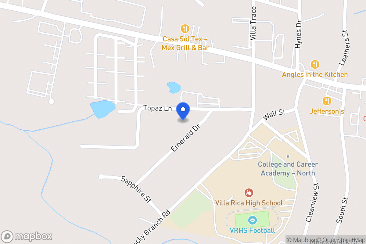Map of 1012 Topaz Ln