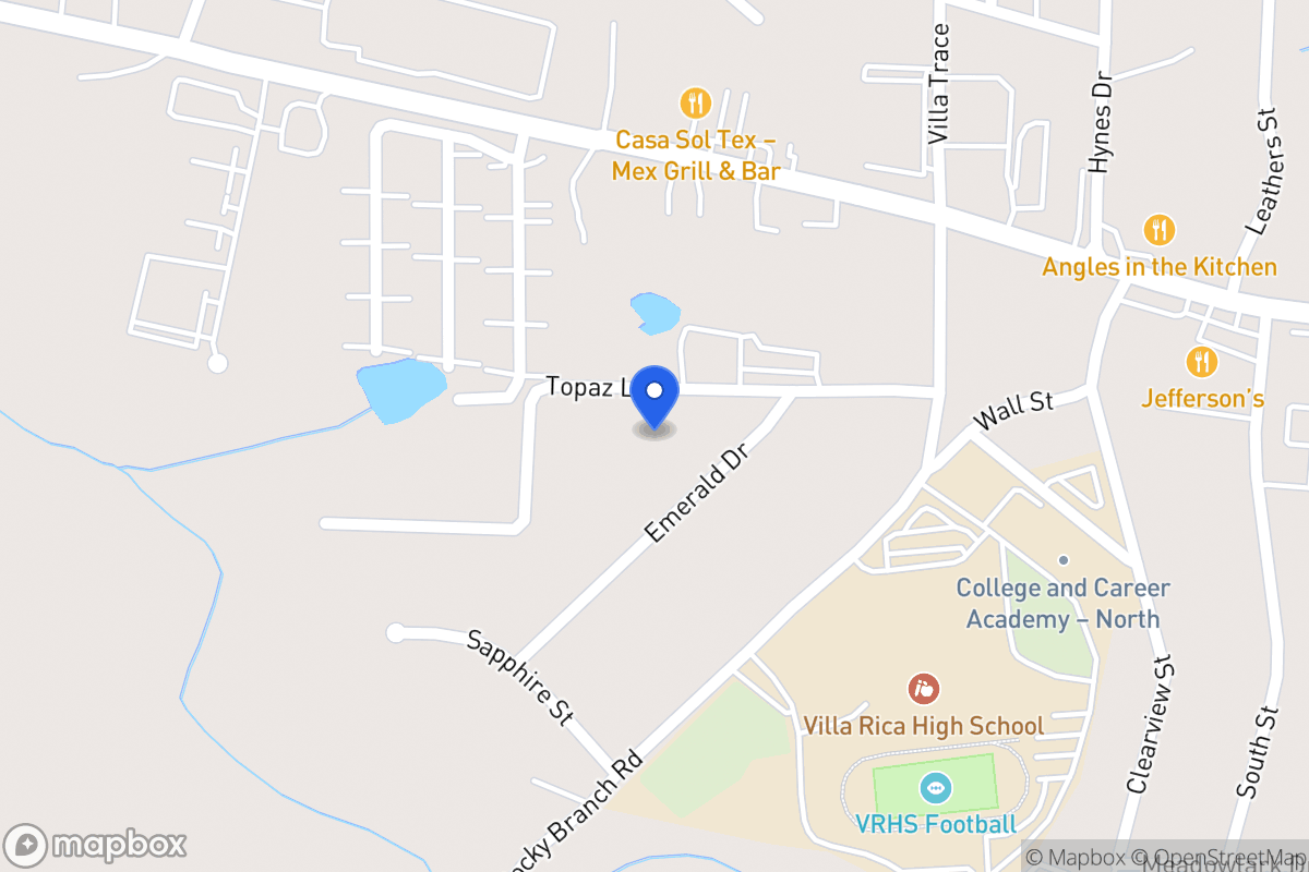 Map of 1016 Topaz Ln