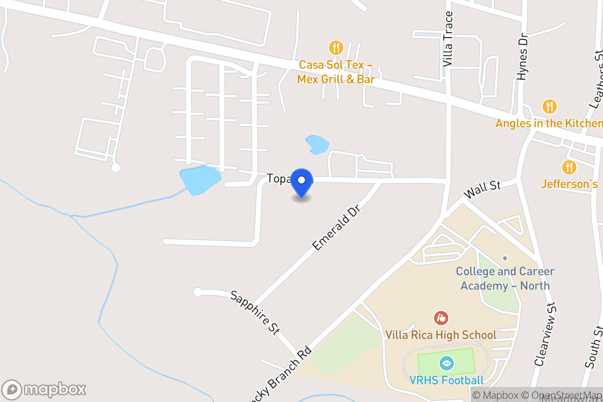 Map of 1020 Topaz Ln