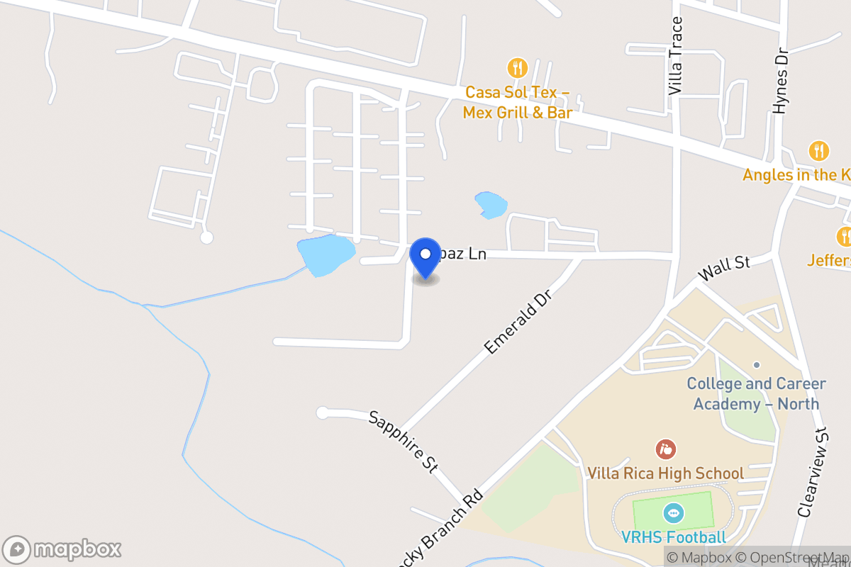 Map of 1028 Topaz Ln