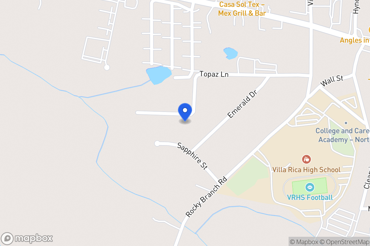 Map of 1204 Topaz Ln