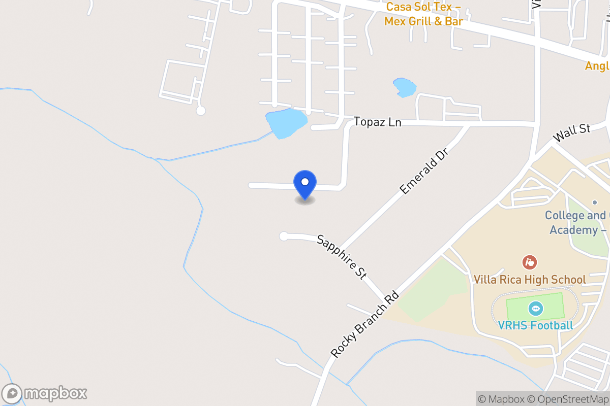Map of 1210 Topaz Ln