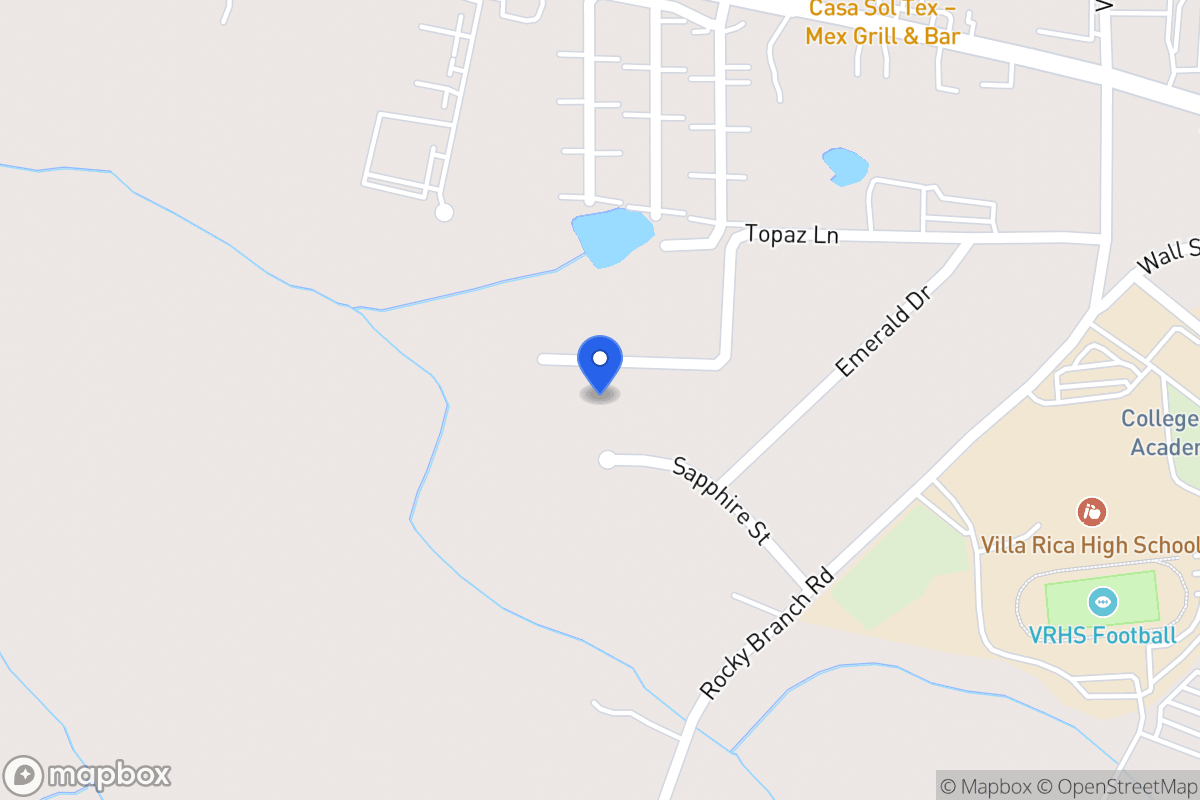 Map of 1214 Topaz Ln
