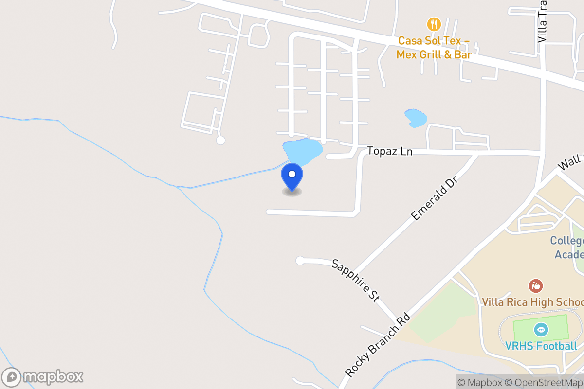 Map of 1217 Topaz Ln