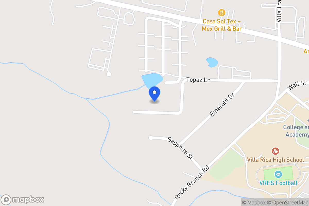 Map of 1213 Topaz Ln