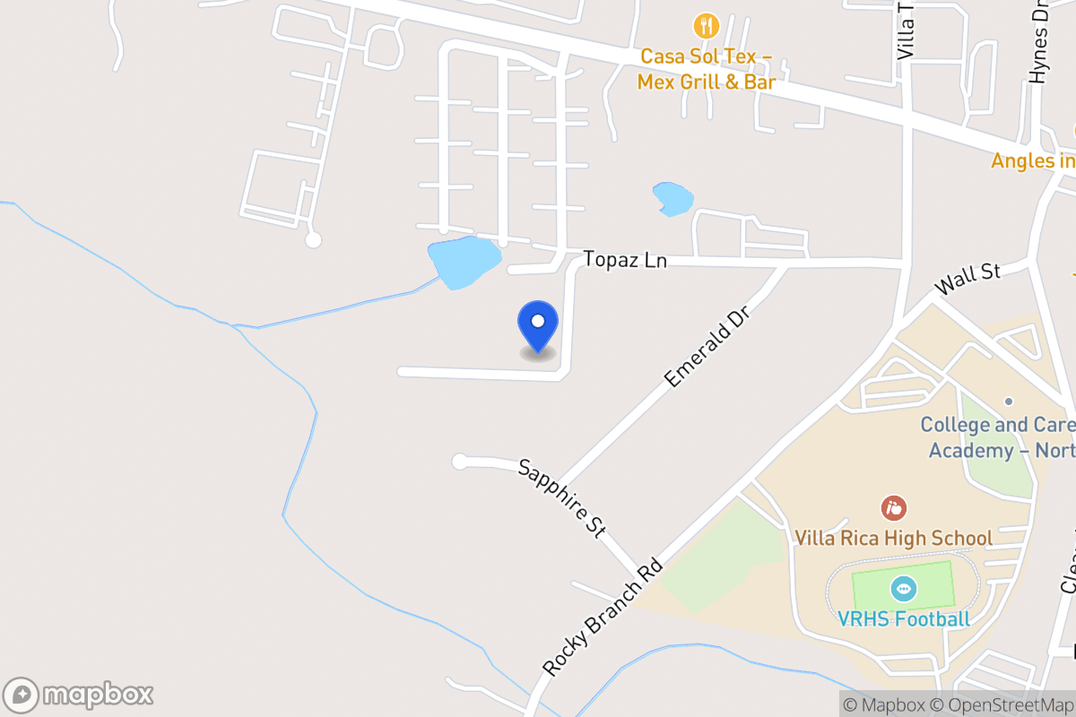 Map of 1113 Topaz Ln