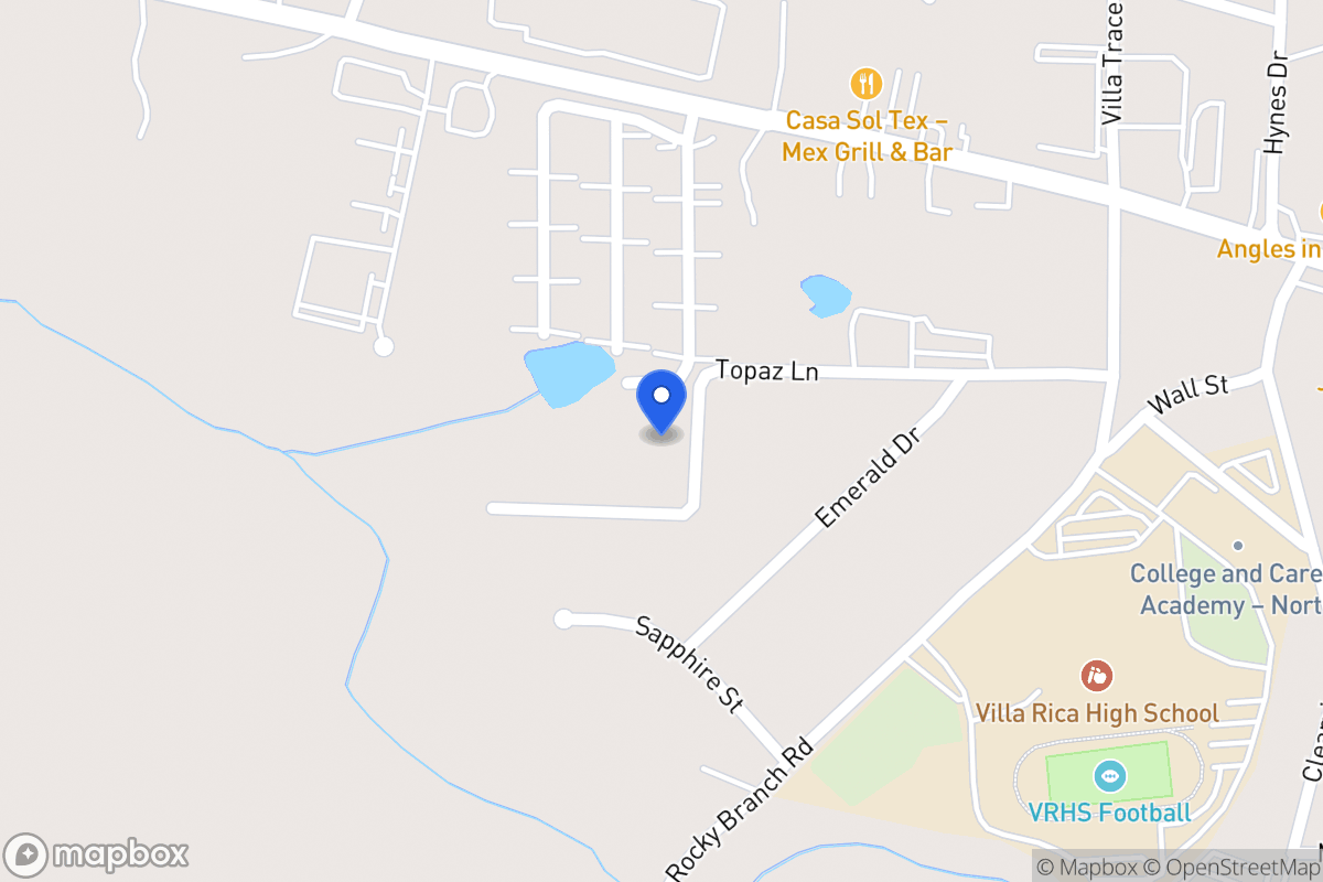 Map of 1107 Topaz Ln