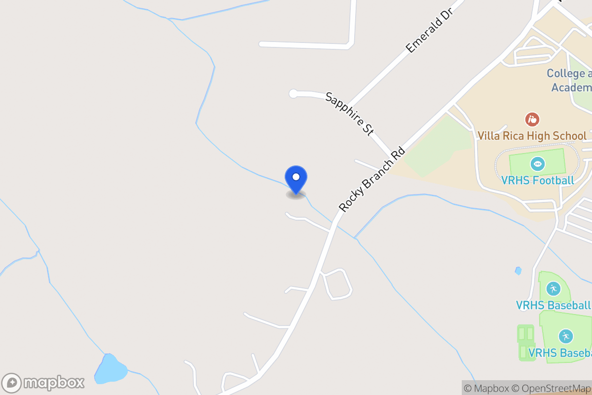 Map of 801 Rocky Branch Rd