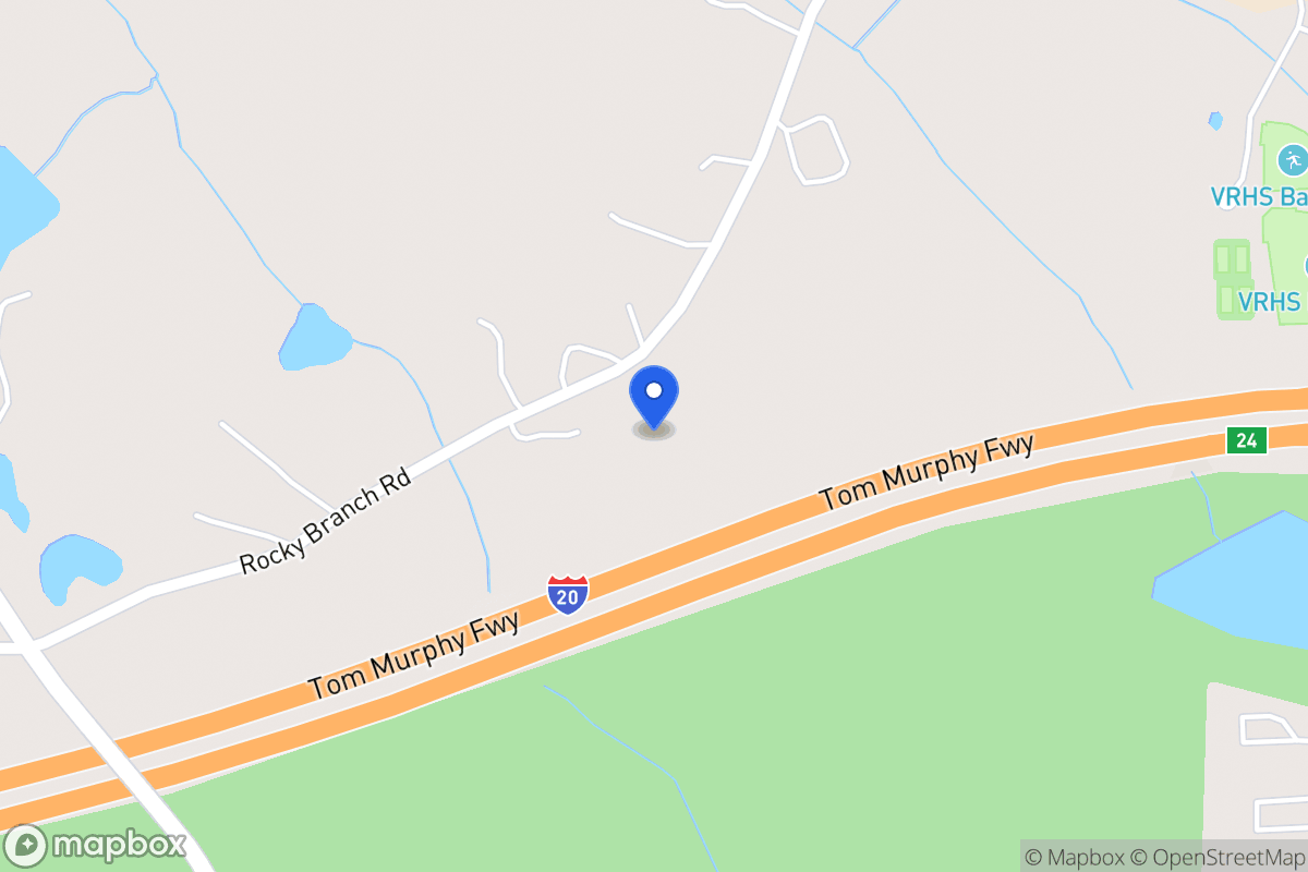 Map of 1000 Rocky Branch Rd