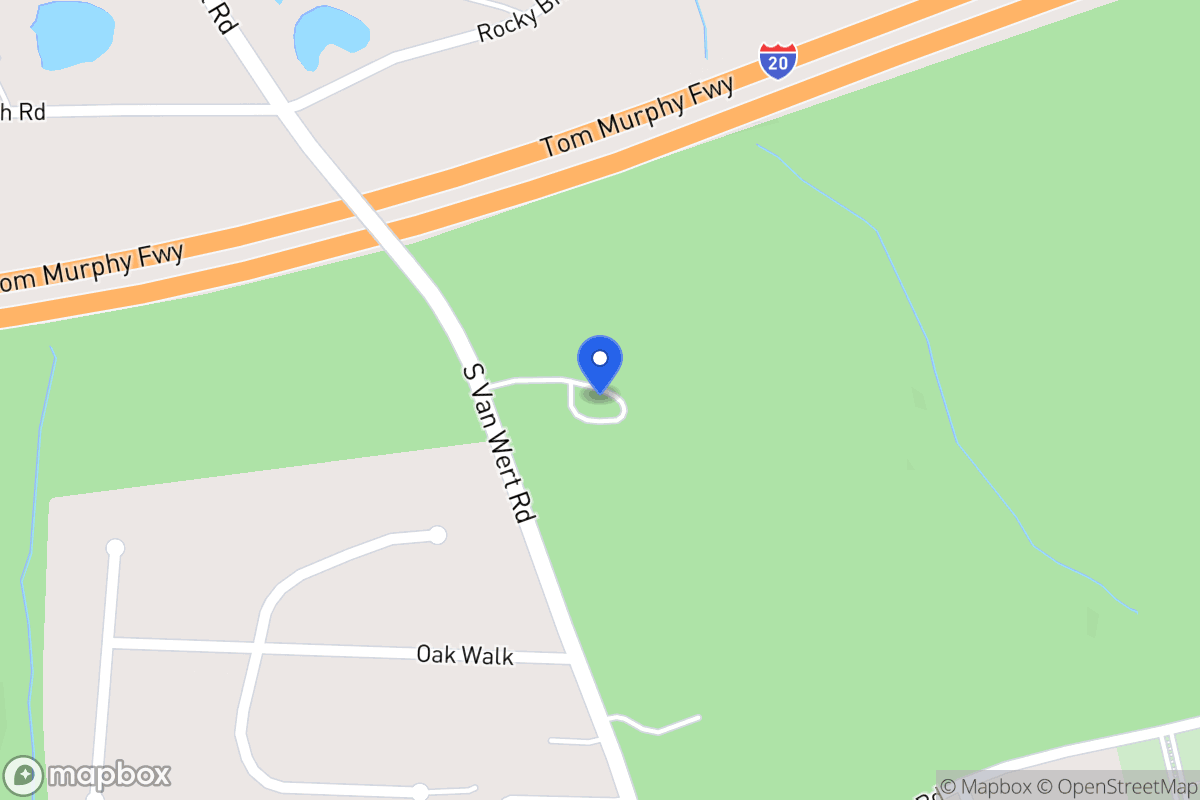 Map of 1650 S Van Wert Rd