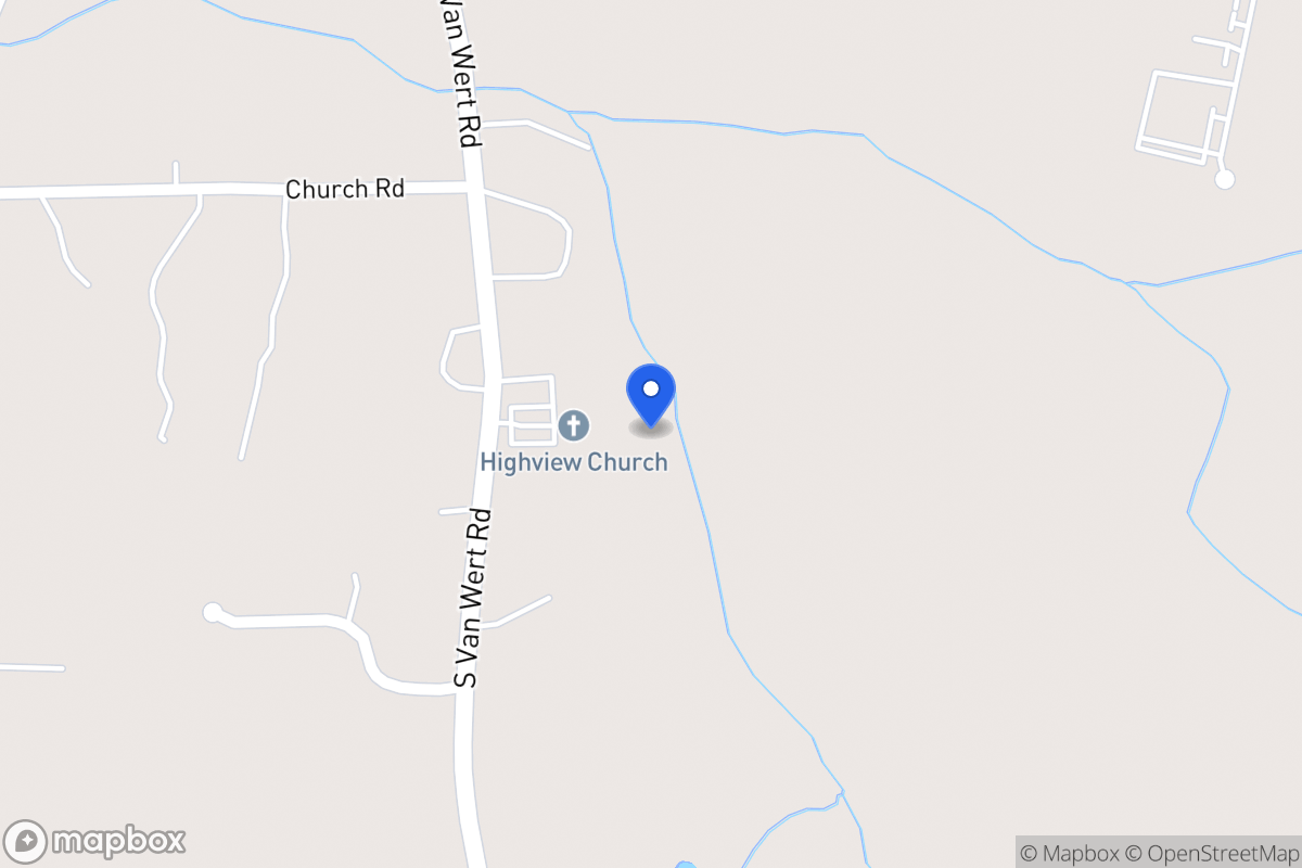Map of 1100 S Van Wert Rd