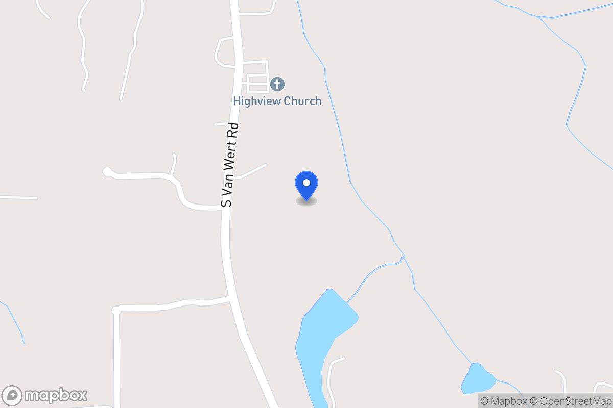 Map of 1220 S Van Wert Rd