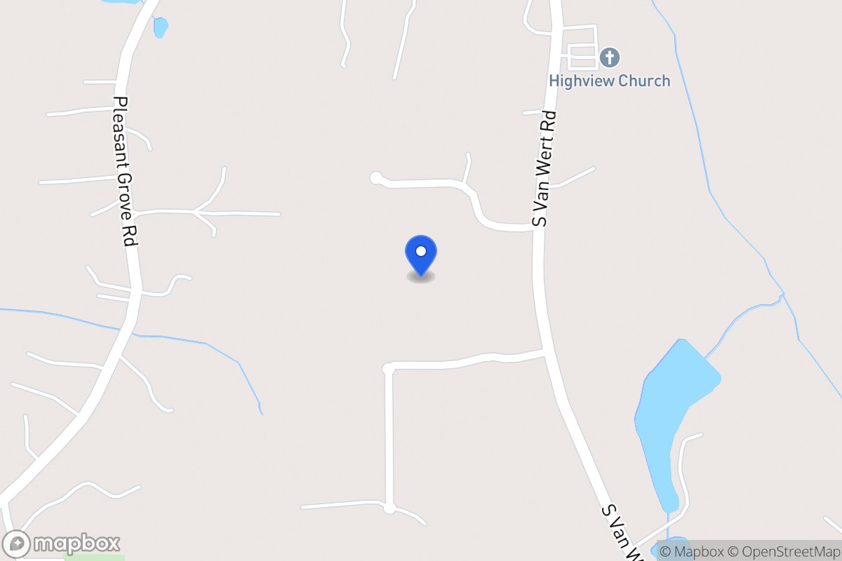 Map of 1257 S Van Wert Rd