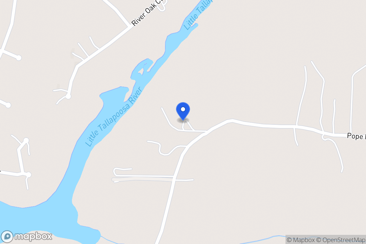Map of 2831 Pope Rd