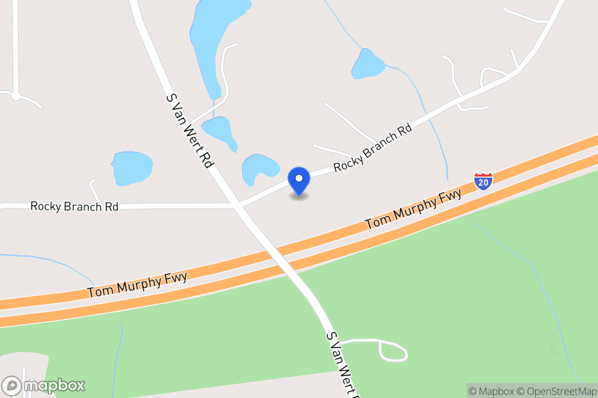 Map of 1230 Rocky Branch Rd