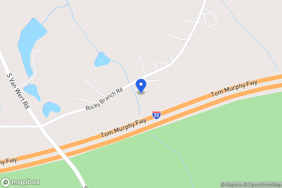 Map of 1150 Rocky Branch Rd