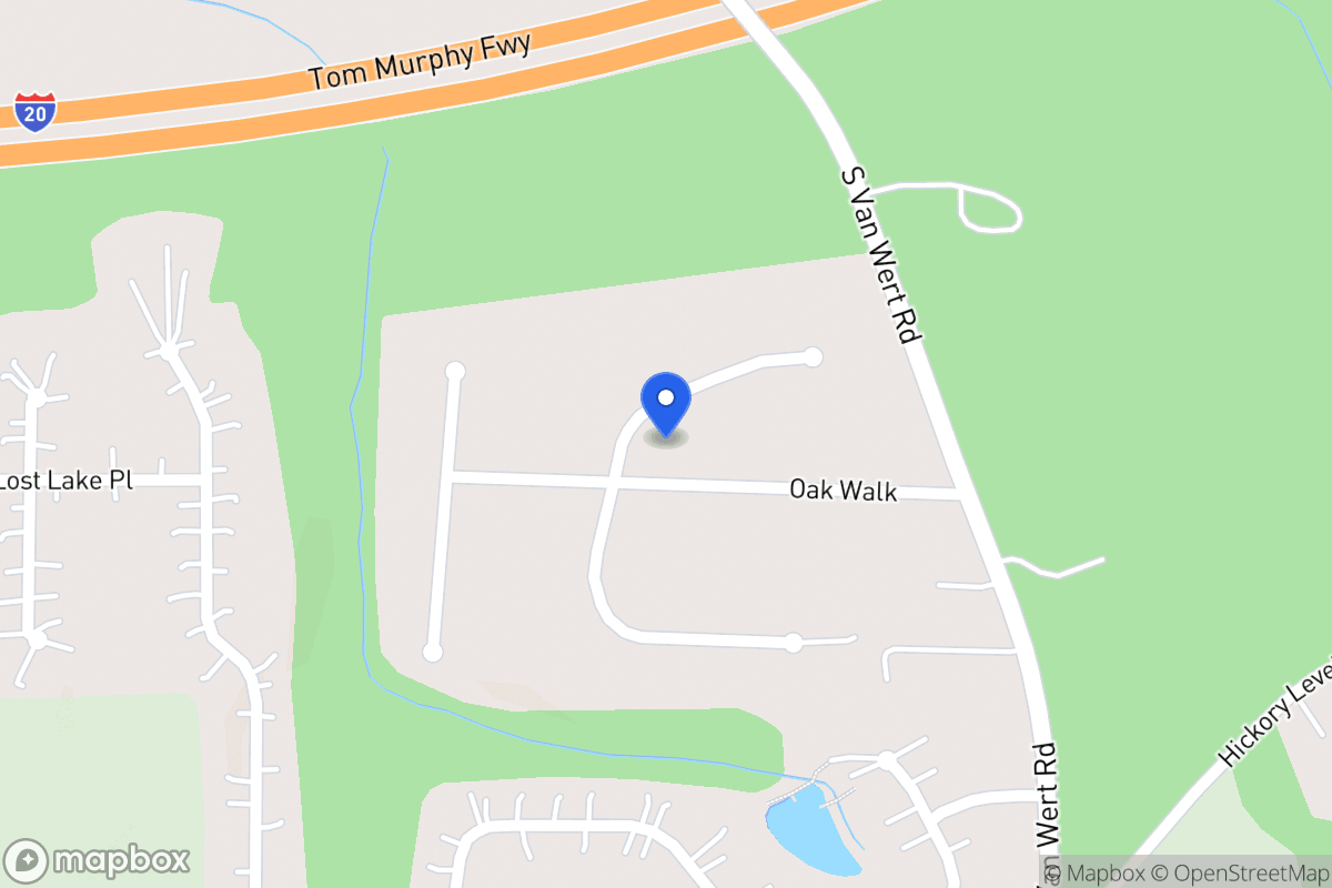 Map of 79 Oak Walk