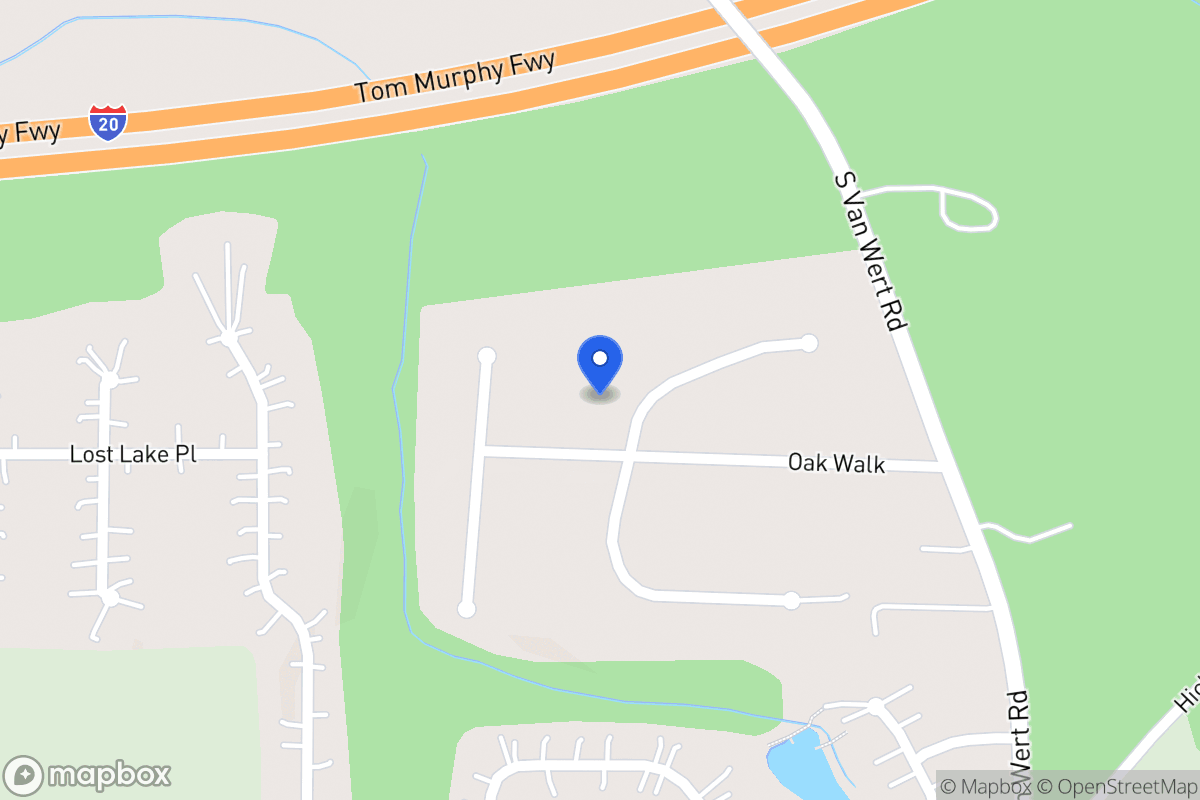 Map of 6 Post Oak Trce